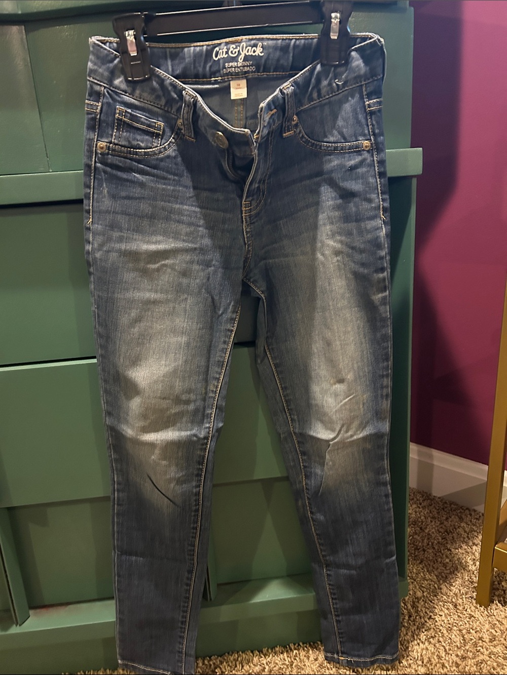 Cat & Jack Girls Super Skinny Jeans